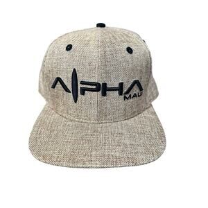 NWOT Alpha Maui Hemped Out Snapback Cap.  L/XL, Brown/Black, Hat, Hawaii